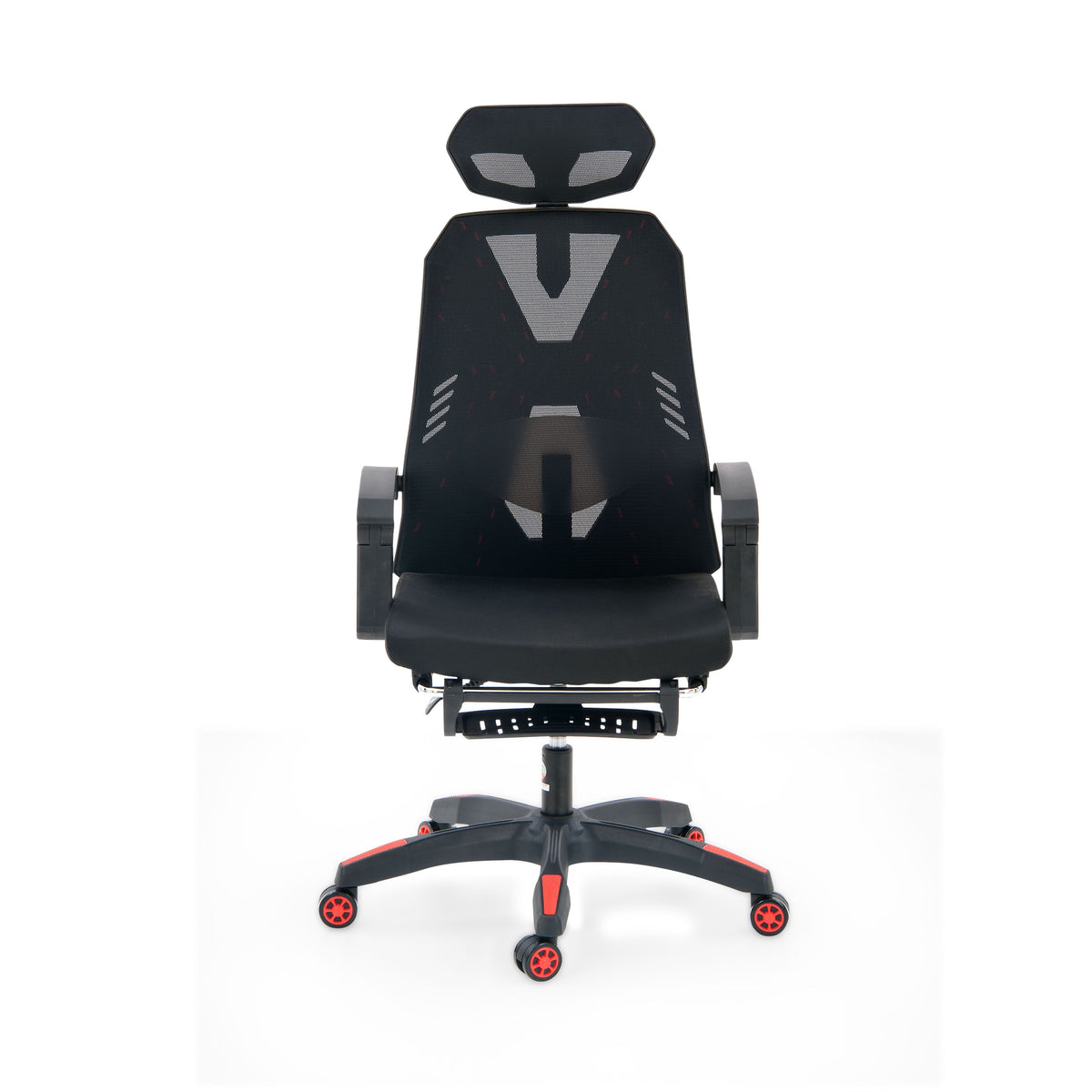 Lazer Pro Gaming Chair With Leg Support In Knitted Mesh Fabric