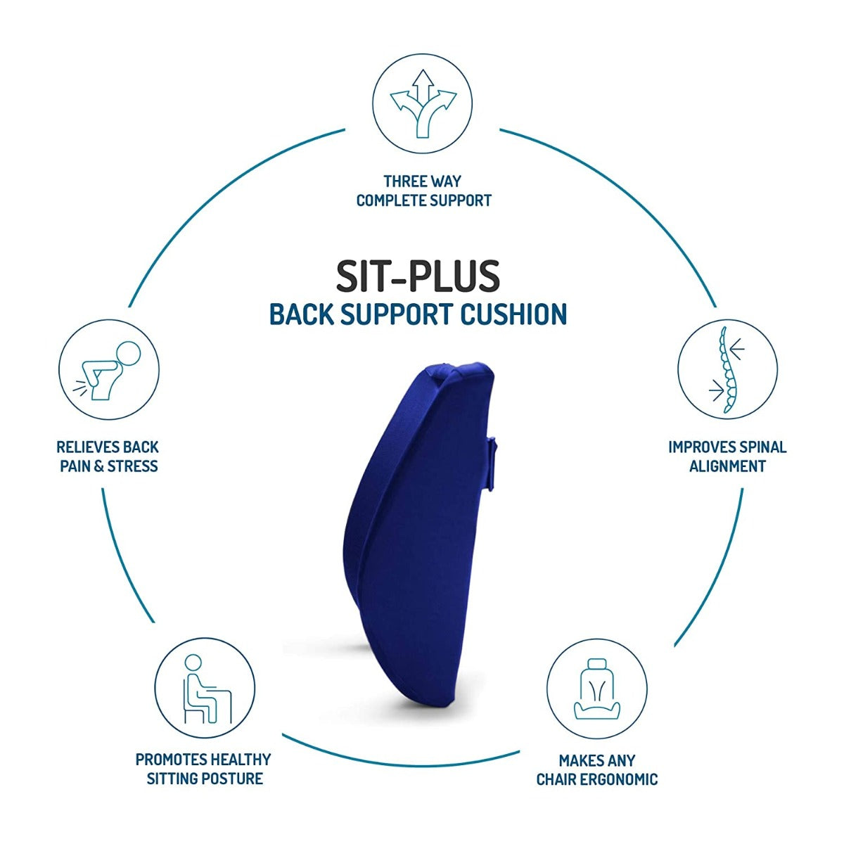 Sit plus back support sale cushion